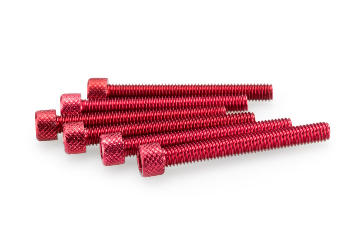 Obrázek produktu Šrouby PUIG ANODIZED 0421R červená M6 x 50mm (6ks) 0421R