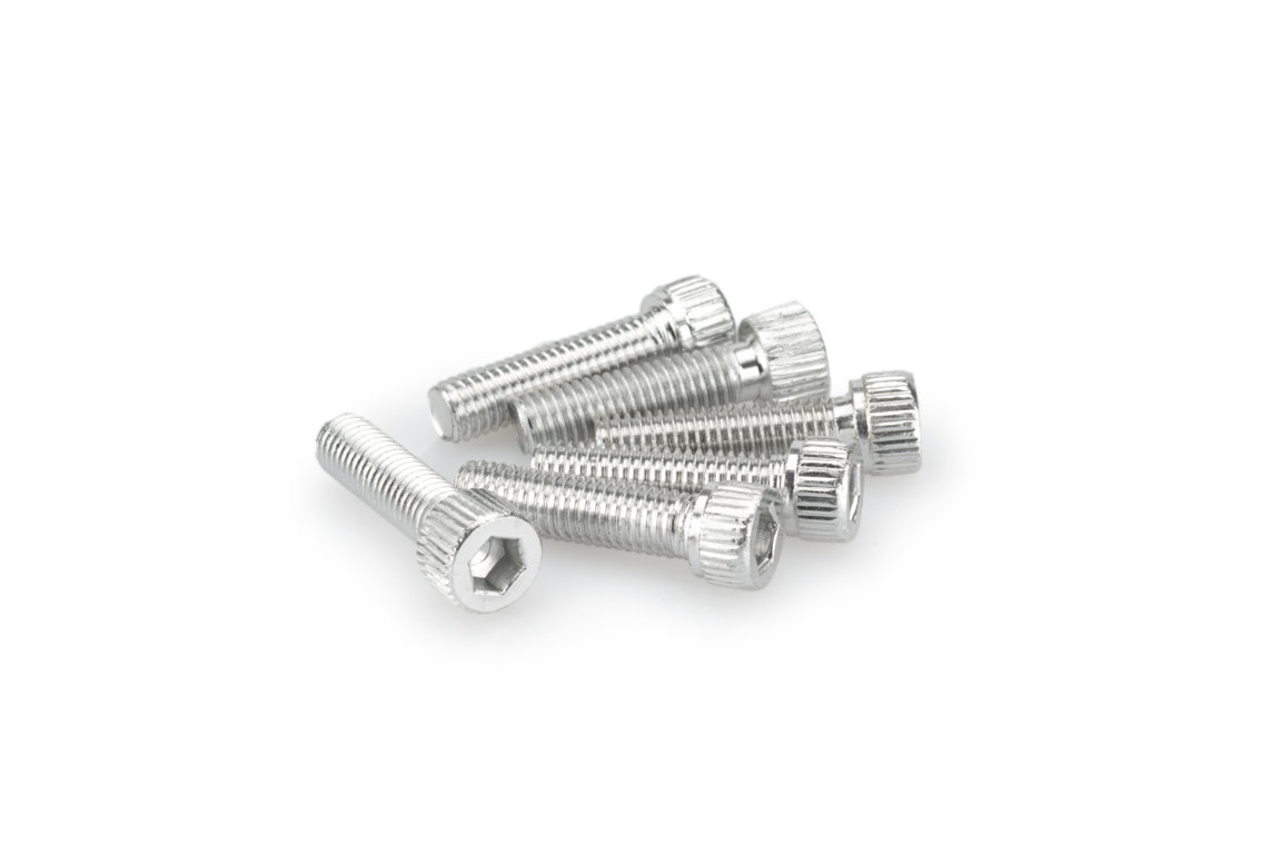 Obrázek produktu Šrouby PUIG ANODIZED 0473P stříbrná M8 x 30mm (6ks) 0473P