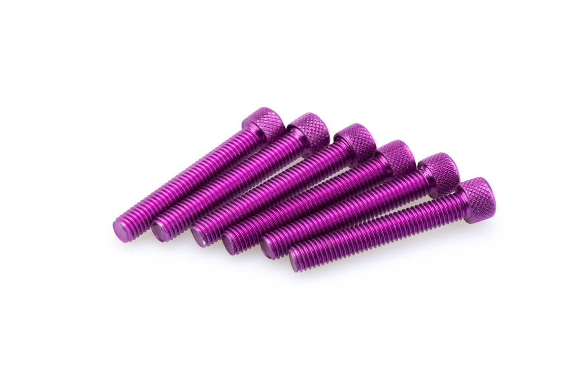Obrázek produktu Šrouby PUIG ANODIZED 0524L fialová M8 x 50mm (6ks) 0524L
