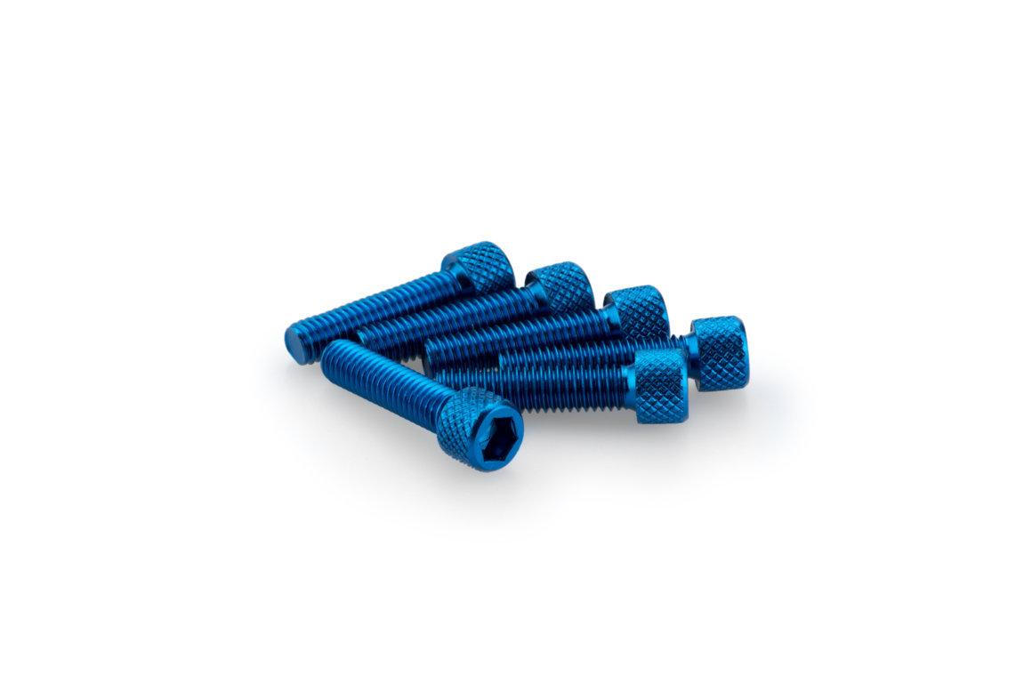 Obrázek produktu Šrouby PUIG ANODIZED 0544A modrá M6 x 25mm (6ks) 0544A
