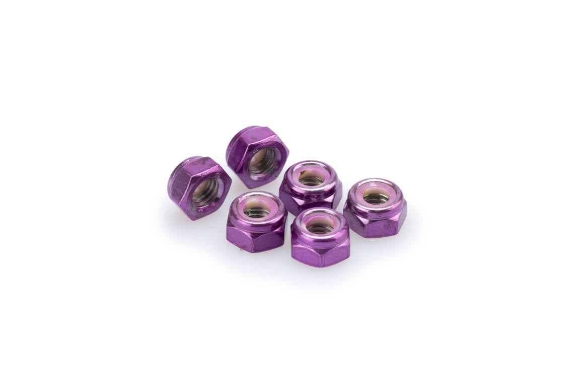 Obrázek produktu Matky PUIG ANODIZED 0832L fialová M8 (6pcs) 0832L