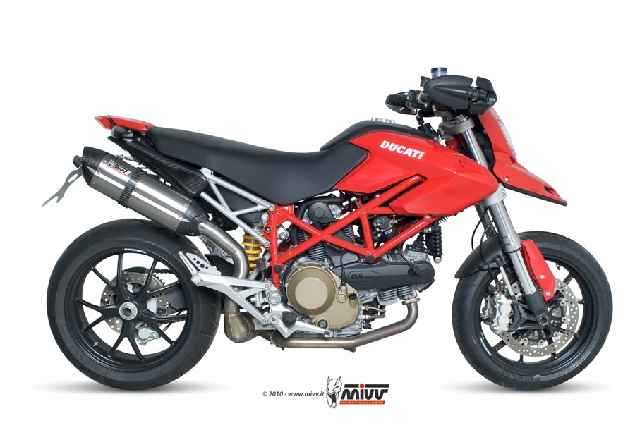 Obrázek produktu MIVV SUONO Nerezová/karbonová koncovka Slip-On Ducati Hypermotard 1100