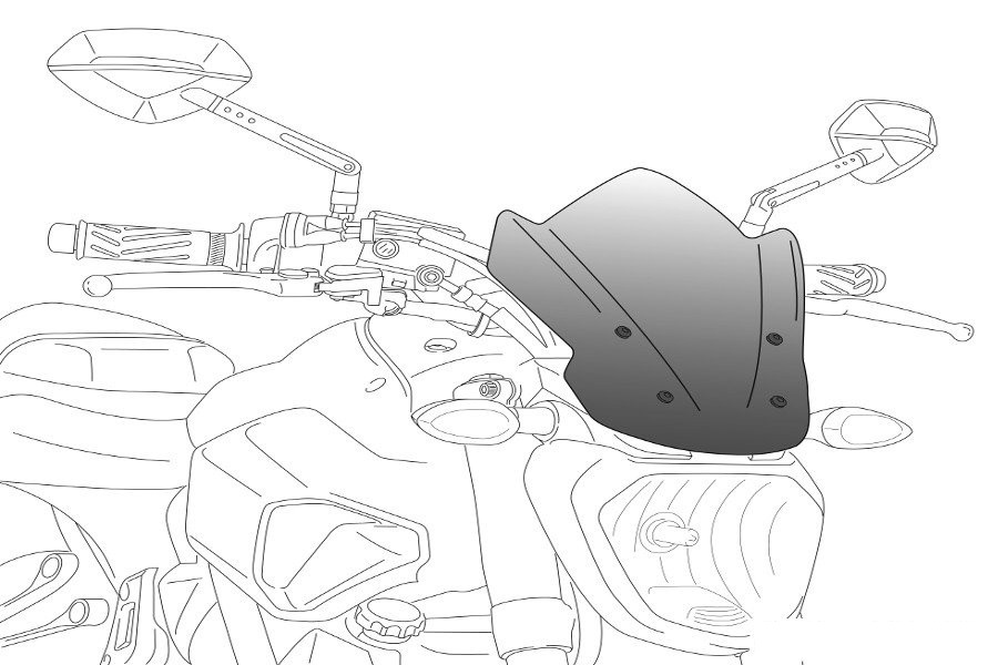 Obrázek produktu Plexi štít PUIG NEW GEN. SPORT 9702W průhledný 9702W