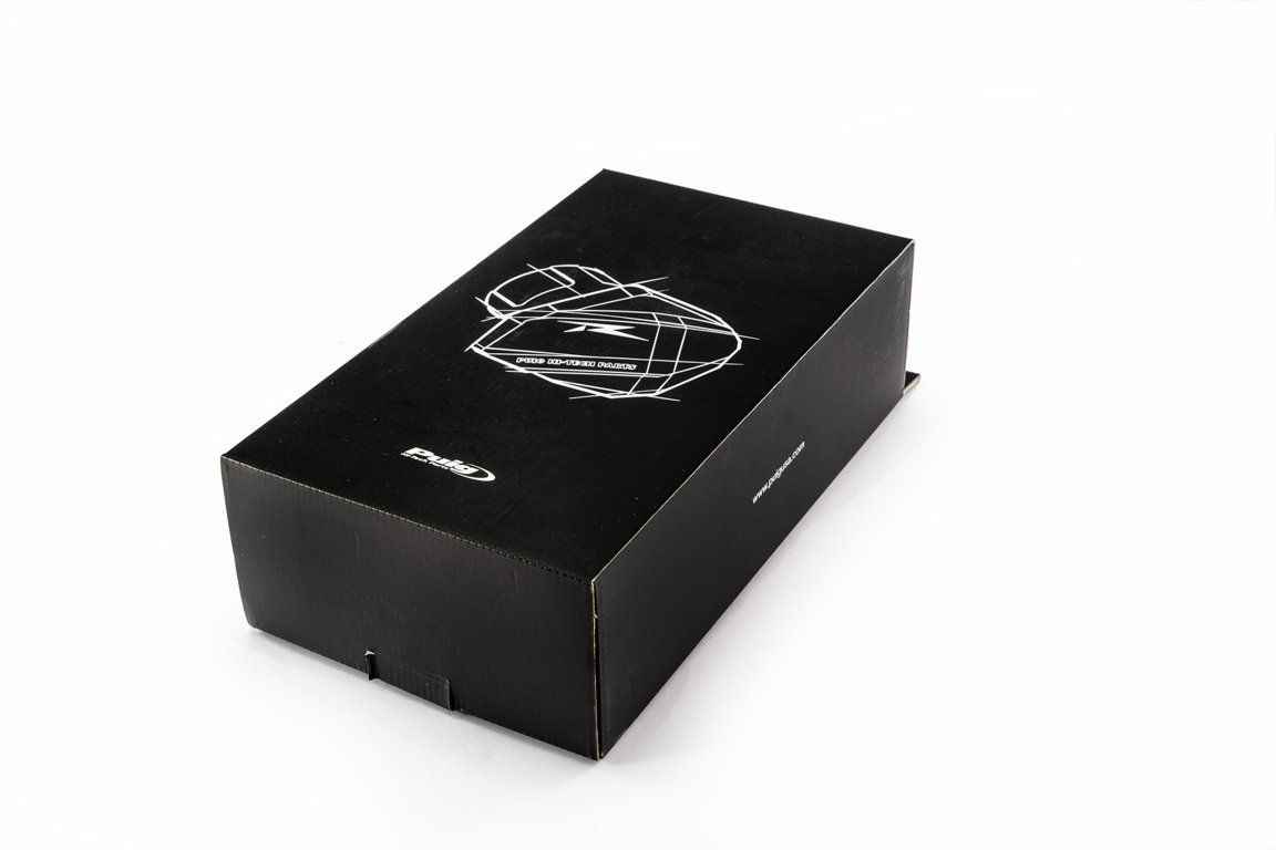 Obrázek produktu Pádové protektory rámu PUIG R12 9628N černý s šedou gumou 9628N