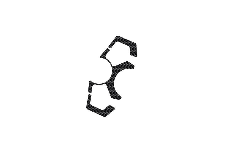 Obrázek produktu Ochranné nálepky na "brýle" PUIG NAKED 9625U šedá 9625U