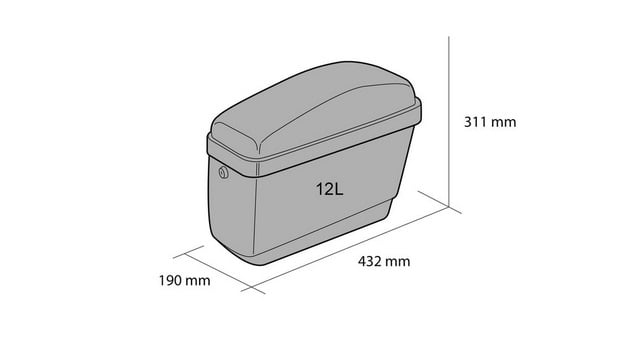 Obrázek produktu Boční kufry CUSTOMACCES EASY AMZ004N černý pár, s univerzální KF montáží AMZ004N