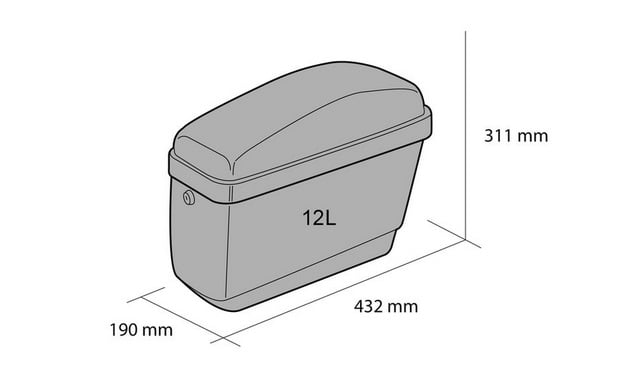 Obrázek produktu Boční kufry CUSTOMACCES EASY ARS003N černý pár ARS003N