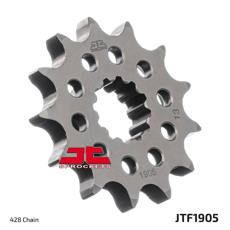 Obrázek produktu řetězové kolečko pro sekundární řetězy typu 428, JT (14 zubů)