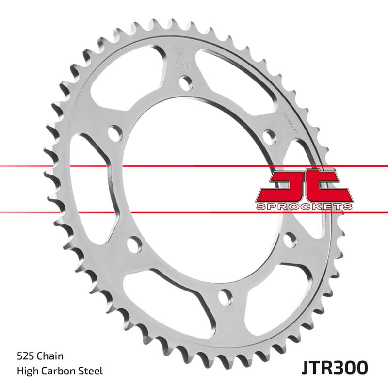 Obrázek produktu Řetězová rozeta JT JTR 300-42ZBK 42 zubů, 525 Černý zinek