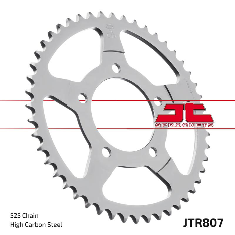 Obrázek produktu Řetězová rozeta JT JTR 807-48ZBK 48 zubů, 525 Černý zinek