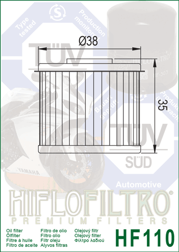 Obrázek produktu OLEJOVÝ FILTR HONDA HF110