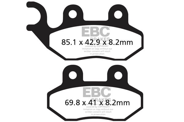 Obrázek produktu Brzdové destičky EBC FA264 FA264