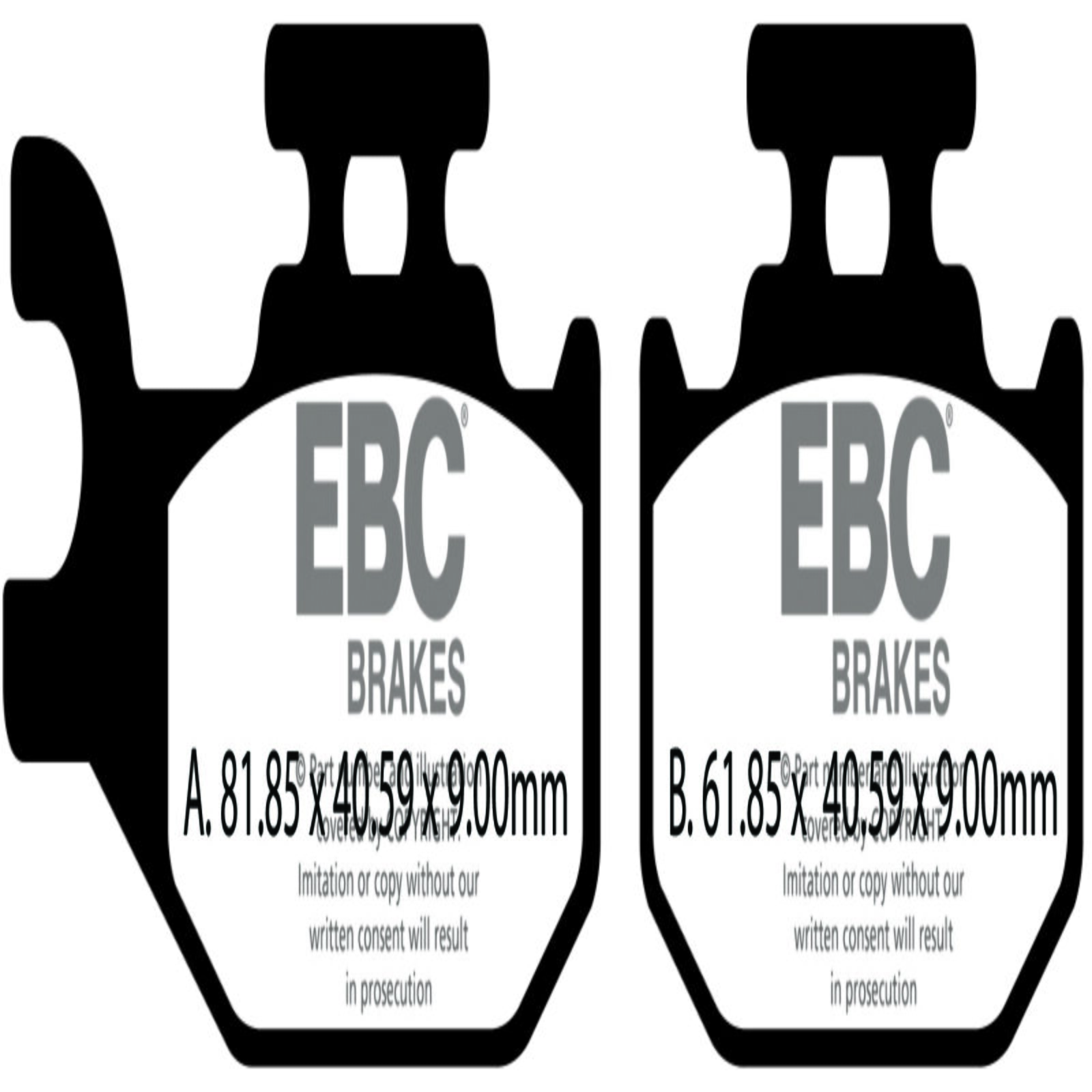 Obrázek produktu Brzdové destičky EBC FA690R FA690R