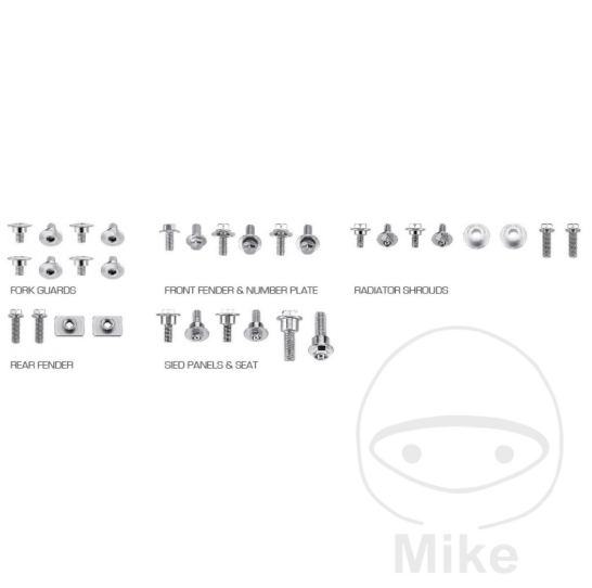 Obrázek produktu Sada šroubů na plexi JMT HONDA CRF 32 kusů