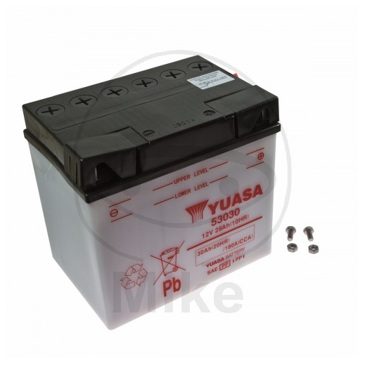 Obrázek produktu Konvenční baterie YUASA bez kyselinové sady - 53030 53030