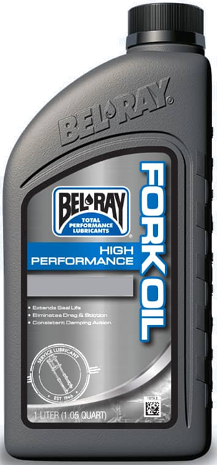 Obrázek produktu Tlumičový olej Bel-Ray HIGH PERFORMANCE FORK OIL 10W 1l Levý / Pravý