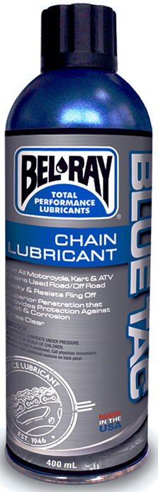 Obrázek produktu Mazivo na řetěz Bel-Ray BLUE TAC CHAIN LUBRICANT (400ml sprej) 99060-A400W