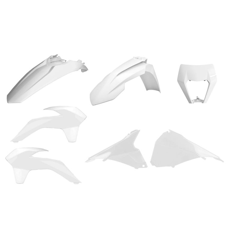 Obrázek produktu POLISPORT Enduro Restyle Plastic Kit White KTM EXC/EXC-F