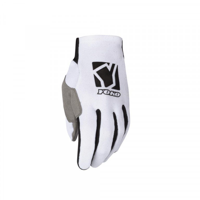 Obrázek produktu Motokrosové rukavice YOKO SCRAMBLE bílá / černá S (7) 67-176707-7