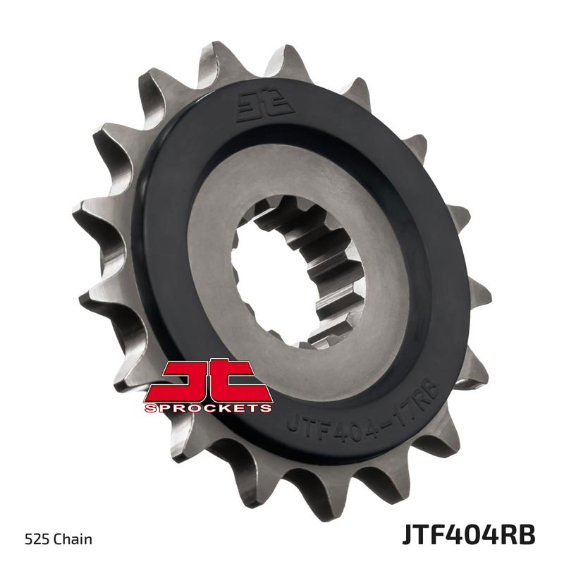 Obrázek produktu Řetězové kolečko JT JTF 404-17RB 17 zubů, 525 pogumované