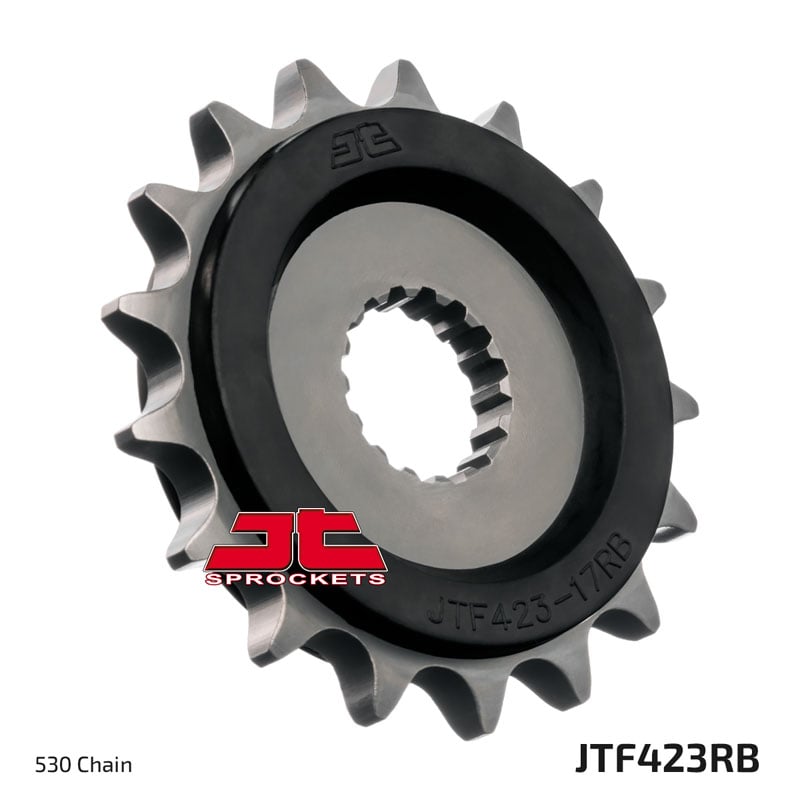 Obrázek produktu Řetězové kolečko JT JTF 423-18RB 18 zubů, 530 pogumované