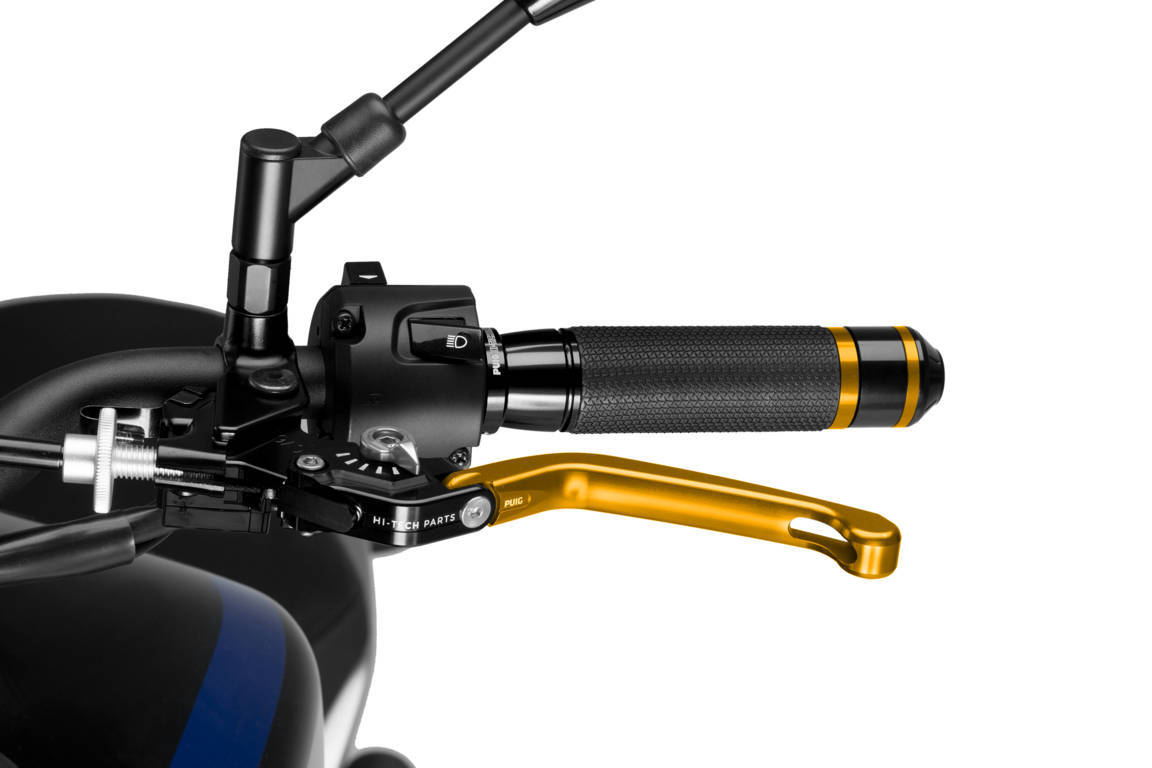 Obrázek produktu Páčka spojky bez adaptéru PUIG 3.0 210OP skládací zlatá/stříbrná 210OP