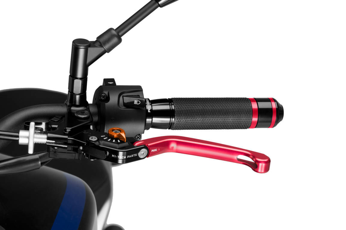 Obrázek produktu Páčka spojky bez adaptéru PUIG 3.0 210RT skládací červená/oranžová 210RT