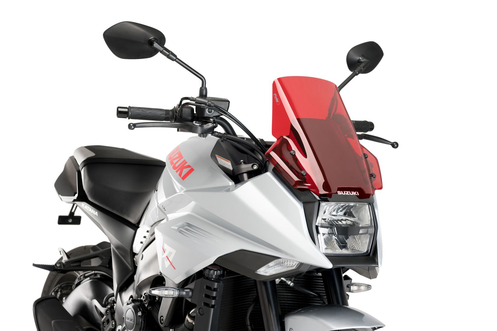 Obrázek produktu Plexi štít PUIG TOURING 3637R červená 3637R