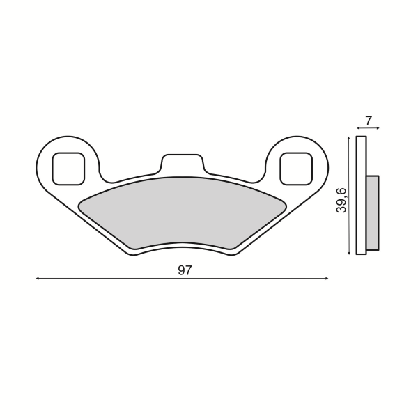 Obrázek produktu Brzdové destičky RMS 225103513 sintered 225103513