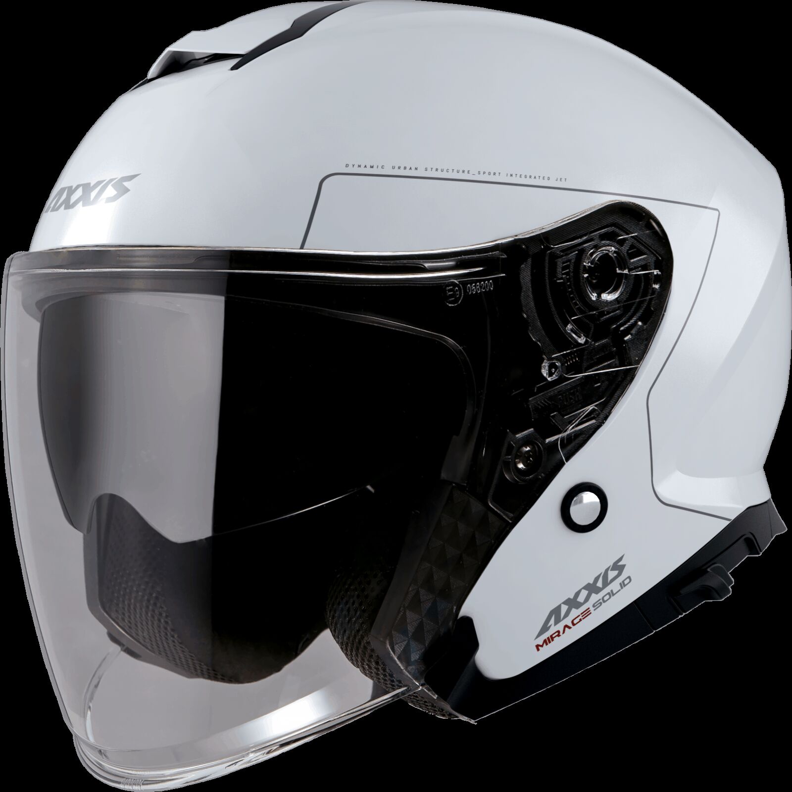 Obrázek produktu Otevřená helma AXXIS MIRAGE SV ABS solid bílá lesklá XS 41200000003