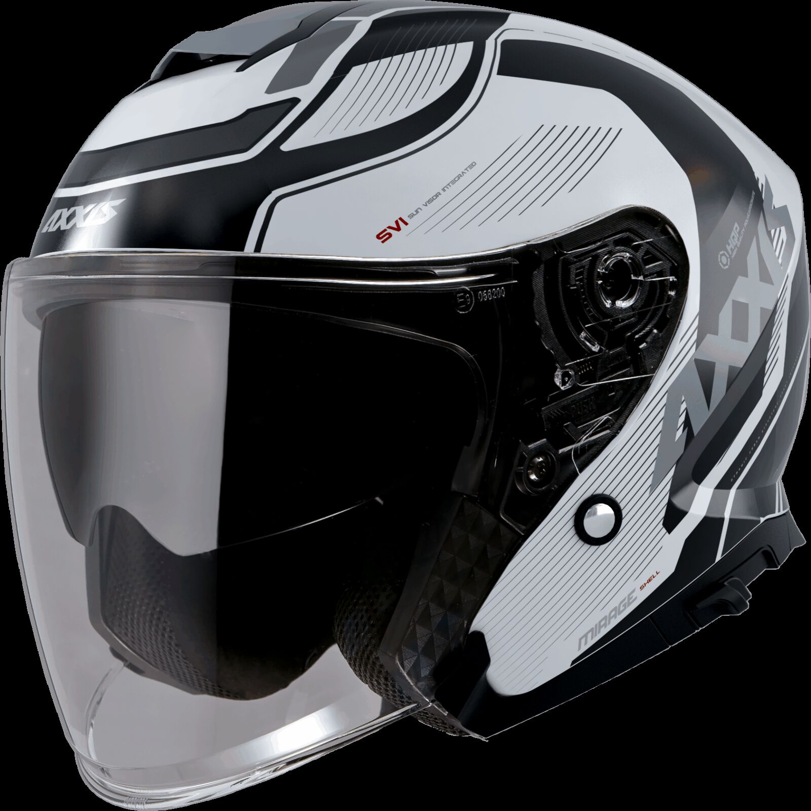 Obrázek produktu Otevřená helma AXXIS MIRAGE SV ABS village a1 lesklá černá XS 41207400113