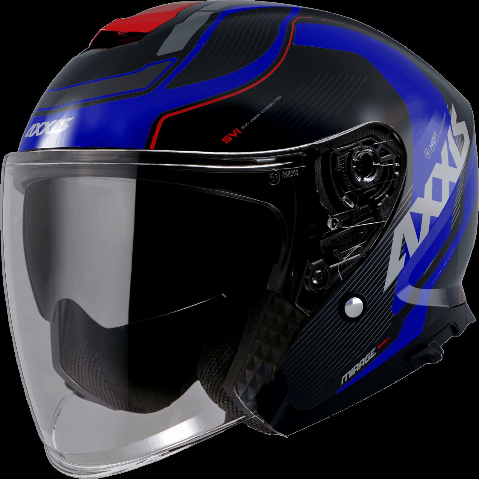 Obrázek produktu Otevřená helma AXXIS MIRAGE SV ABS village b7 matná modrá XL 41207401737