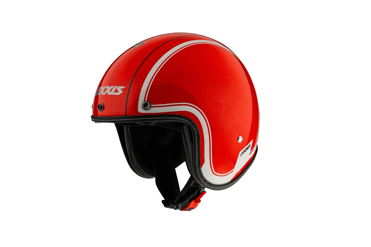 Obrázek produktu Otevřená helma AXXIS HORNET SV ABS royal a4 lesklá fluor červená S 42497390514