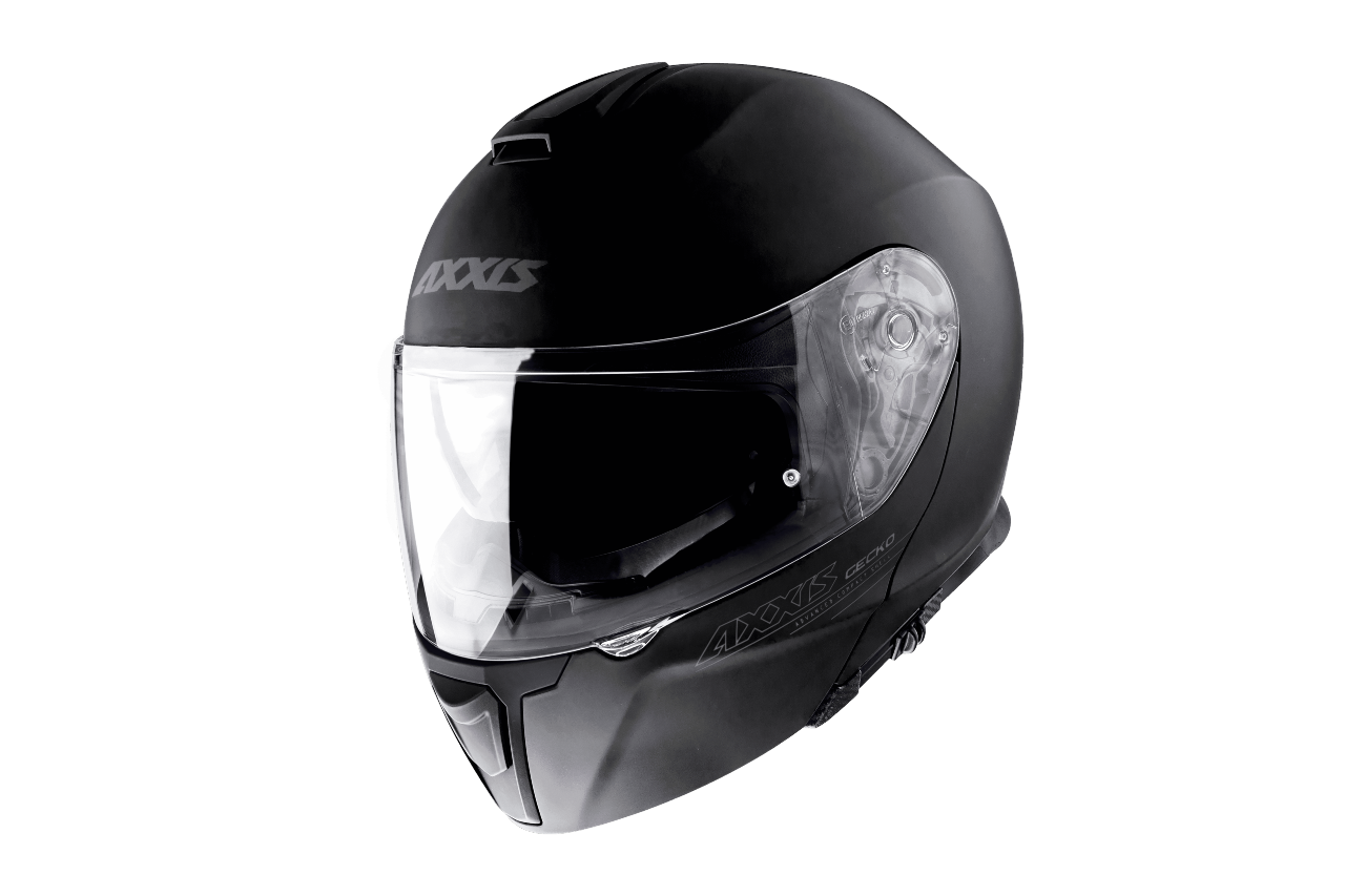 Obrázek produktu Výklopná helma AXXIS GECKO SV ABS solid lesklá černá S 42620000114