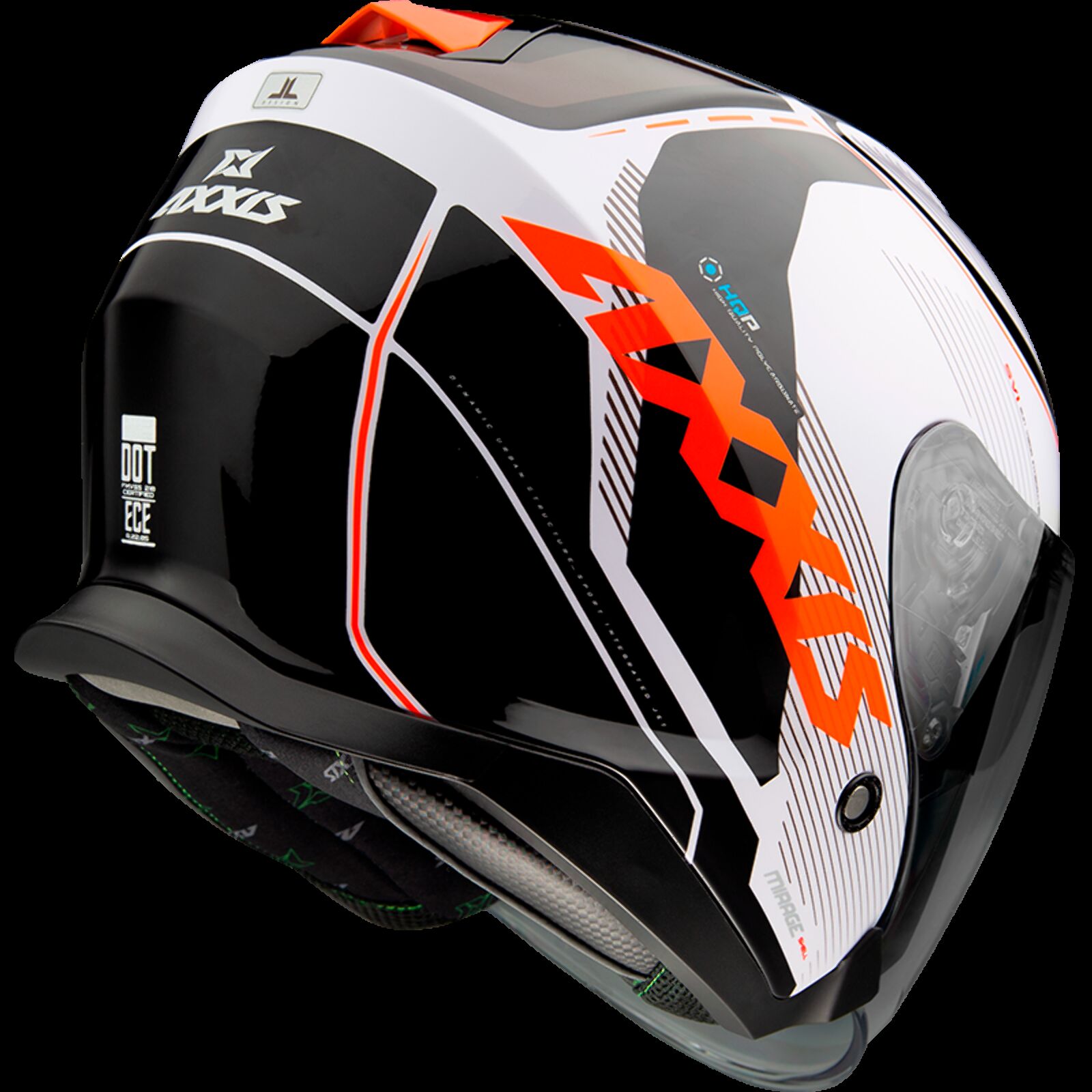 Obrázek produktu Otevřená helma AXXIS MIRAGE SV ABS village a4 lesklá fluor oranžová S 41207400414
