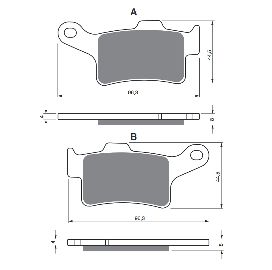 Obrázek produktu Brzdové destičky GOLDFREN 335 S3 335 S3