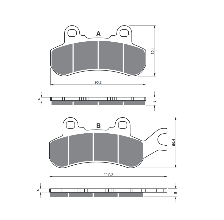 Obrázek produktu Brzdové destičky GOLDFREN 378 S3 378 S3