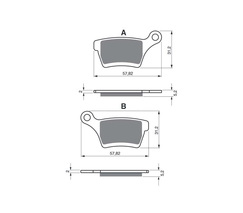 Obrázek produktu Brzdové destičky GOLDFREN 400 AD 400 AD