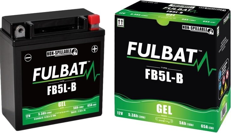 Obrázek produktu Gelová baterie FULBAT FB5L-B GEL (YB5L-B GEL) 550991