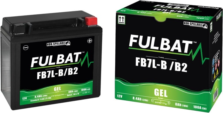 Gelová baterie FULBAT FB7L-B/B2 GEL (YB7L-B/B2 GEL) 550995
