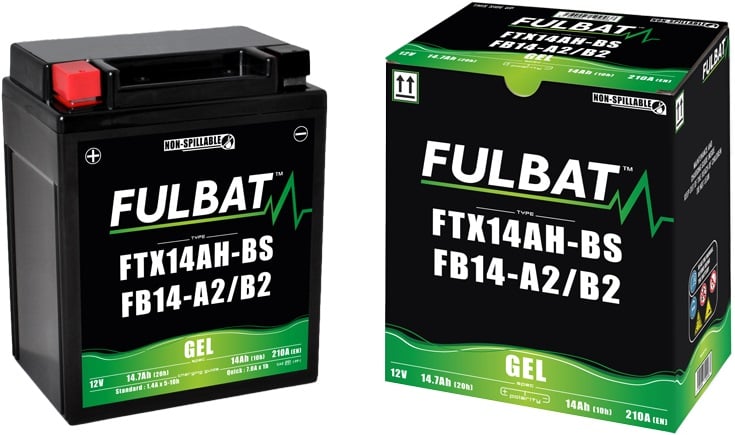 Obrázek produktu Gelová baterie FULBAT FB14-A2 GEL (12N14-4A) (YB14-A2 GEL)