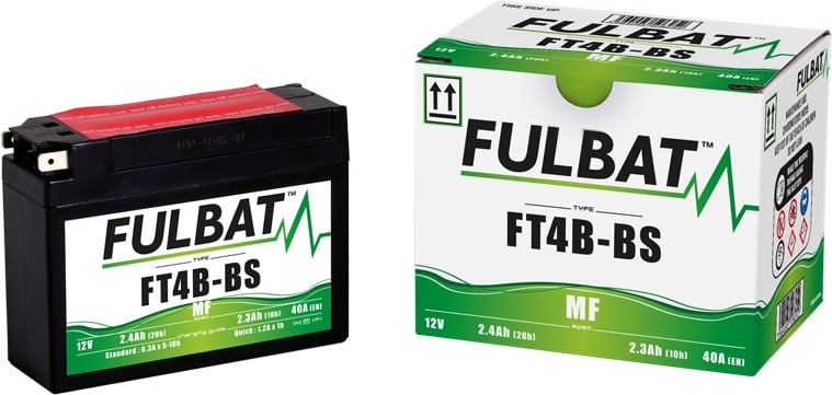 Obrázek produktu Bezúdržbová motocyklová baterie FULBAT FT4B-BS (YT4B-BS) 550625