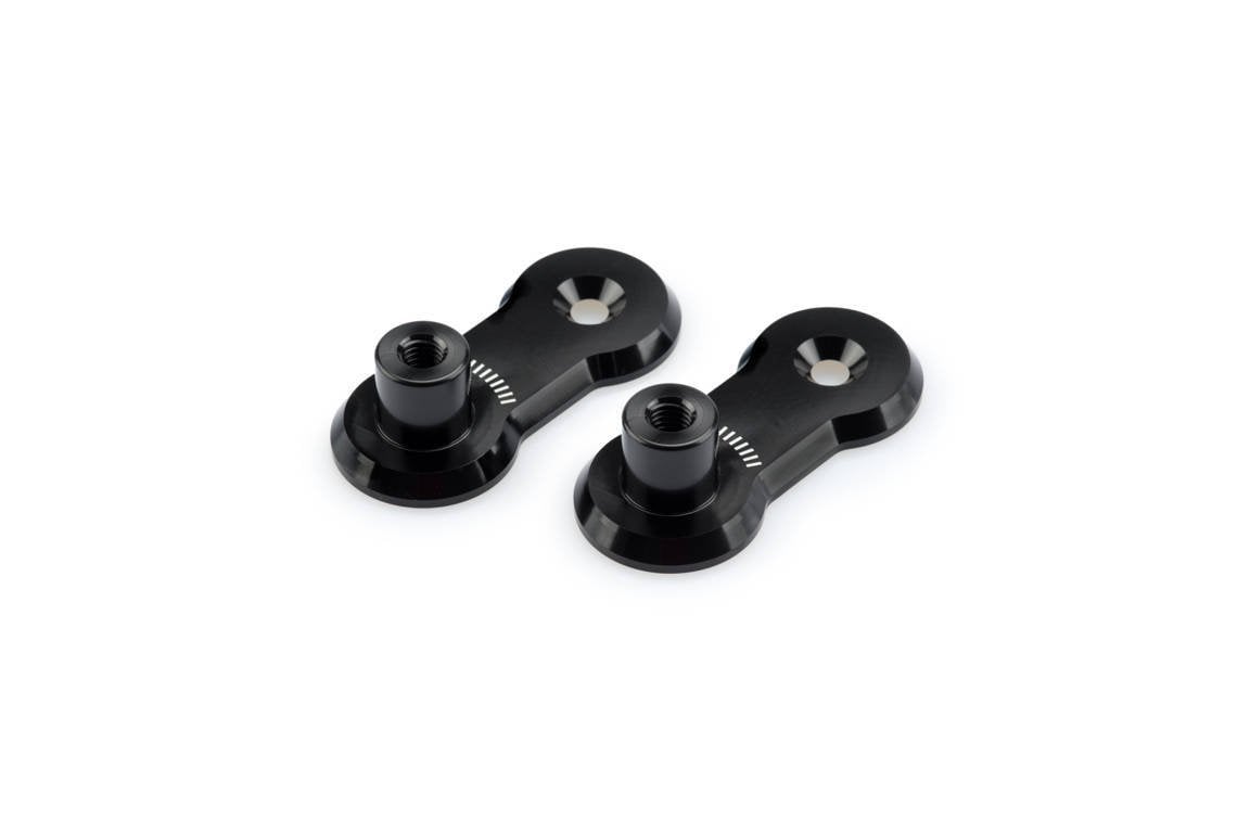 Obrázek produktu Adjustable footpegs relocation adaptors kit PUIG 3839N 40mm černý