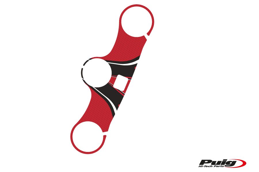 Obrázek produktu Ochranné nálepky na "brýle" PUIG RADIKAL 20495R červená 20495R