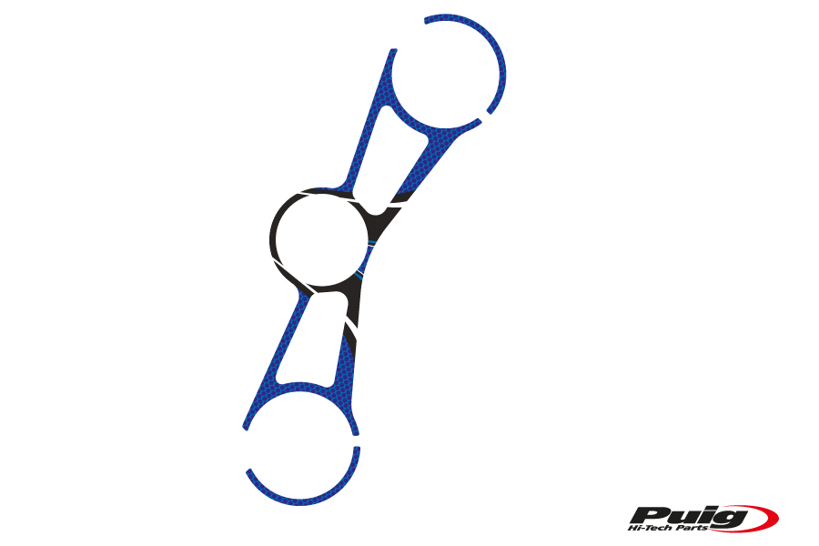 Obrázek produktu Ochranné nálepky na "brýle" PUIG RADIKAL 3710A modrá 3710A