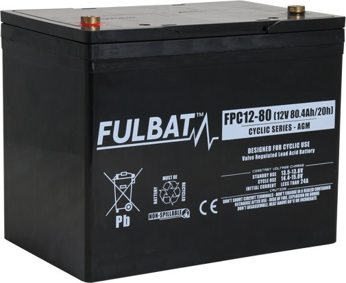 Obrázek produktu AGM battery FULBAT FPC12-80 (T6) 590511