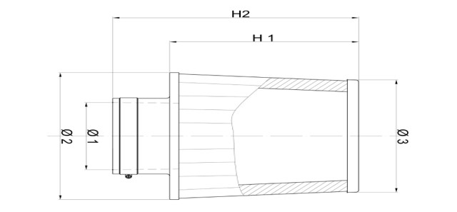 Obrázek produktu Vzduchový filtr BMC kuželový Ø60 mm - FBSA60-128 FBSA60-128