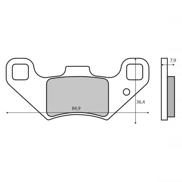 Obrázek produktu Brzdové destičky RMS 225103630 225103630