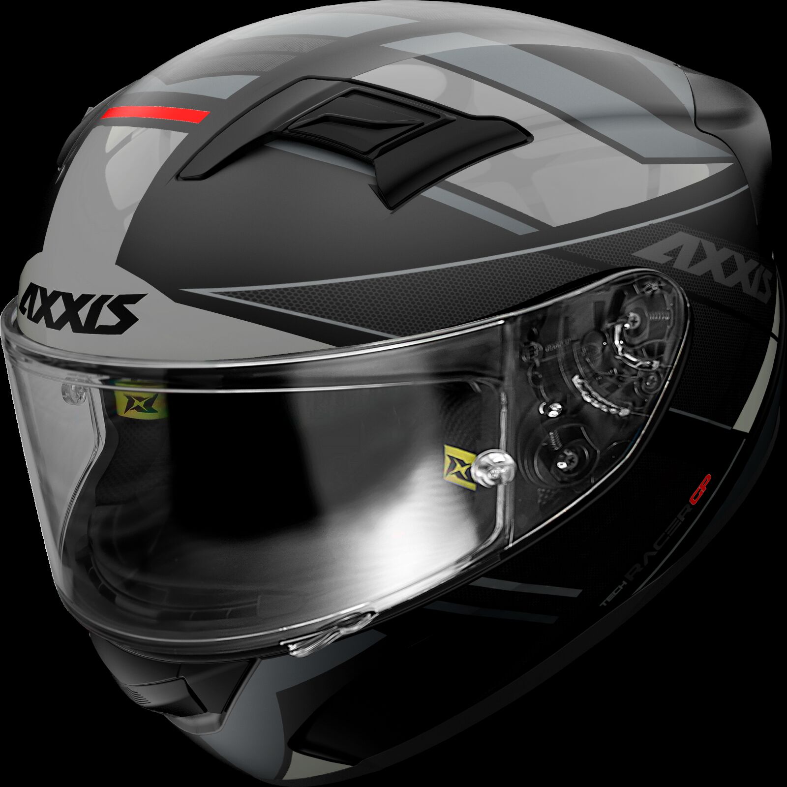 Obrázek produktu Integrální helma AXXIS GP RACER SV FIBER TECH matná šedá XS 41048971253