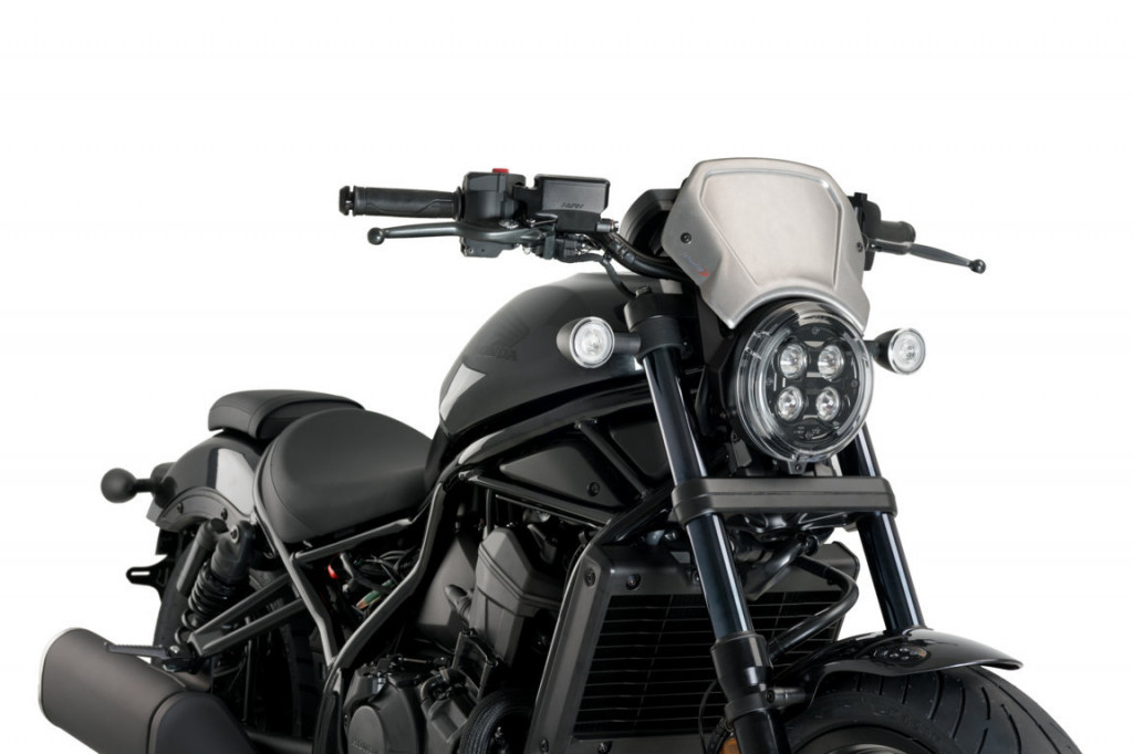 Obrázek produktu Plexi štít PUIG FRONTAL PLATE 20822P stříbrná hliník 20822P